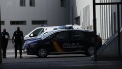 Imagen de archivo de la entrada al cuartel de la Polic�a Nacional en Lonzas