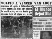 Portada de �El Mundo Deportivo� con la foto del esprint de Lugo.