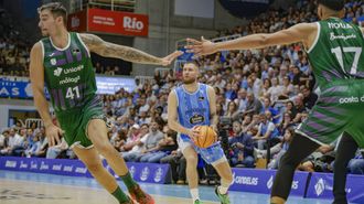 Mavra en el partido en el que Breog�n perdi� ante Unicaja