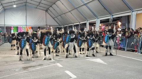 El jurado valor� las comparsas en la carpa de la plaza de Galicia