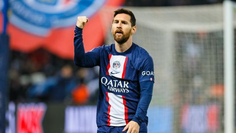 Leo Messi.Leo Messi con el PSG