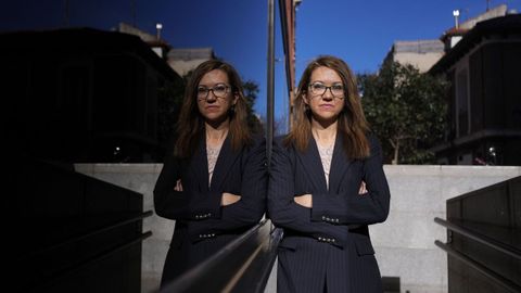 La responsable de Violencia de G�nero, Estudios y Formaci�n del Ministerio del Interior, Bel�n Crego,�en la presentaci�n del sistema VioG�n 2.