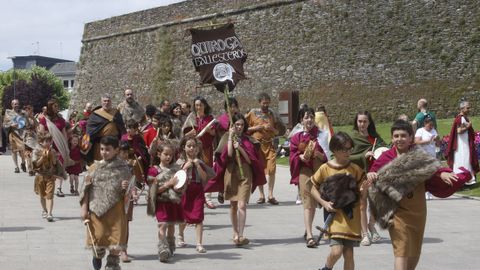 El desfile escolar del Arde Lucus