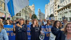 Los abogados de Ferrol manifestndose en Madrid