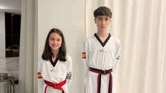 Ainara Piñeiro y Dani Abeijón, deportistas del Natural Sport.