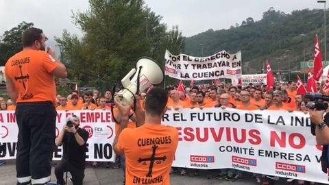 La lucha de Vesuvius en marcha