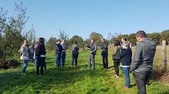 Los medios de comunicaci�n visitan la plantaci�n Solvilla