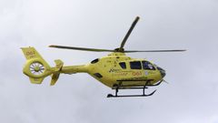 En una imagen de archivo, uno de los helic�pteros de Urxencias Sanitarias