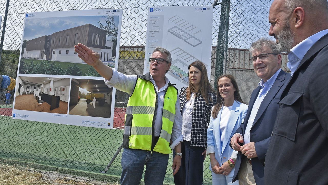 La Xunta invertirá un millón de euros en la nueva base contra incendios de Bande