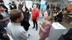 Feria de empleo de la C�mara en Carballo, en imagen de archivo