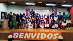 Acto de graduaci�n en el IES Martaguisela.
