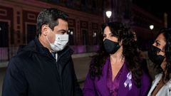 El presidente de la Junta, Juanma Moreno y la consejera de Igualdad, Roc�o Ruiz