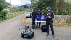 Simulacro de intervenci�n antiterrorista en el Museo de la Miner�a de El Entrego