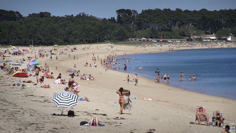 Playa de Coroso en Ribeira.