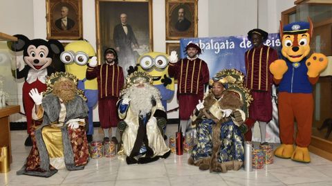 Recepci�n de los Reyes Magos en el Museo Fernando Blanco de Cee