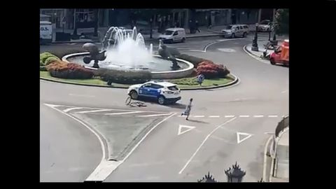 La Polic�a Local persigue a un menor que se fug� en bataza, zapatillas y bicicleta