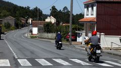 Imagen de archivo de la carretera que conecta Boiro y Noia