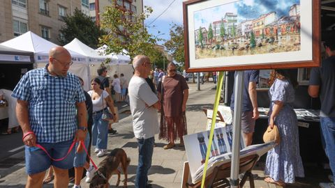 Ambiente en la feria de Las Meninas de Canido, el domingo