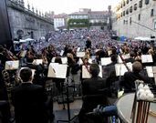 No qued� ni una silla libre para ver a la Real Filharmon�a. 