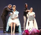 Las evoluciones del profesional vasco Gonzalo Zarauza, muy aplaudidas por los asistentes. 