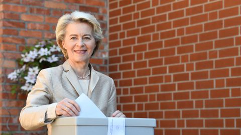 La presidenta de la Comisin, Ursula von der Leyen.