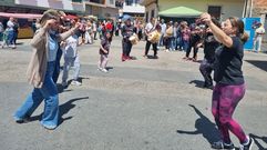 A Florenciada inclu�u un obradoiro de baile tradicional no que os participantes botaron unhas pezas.
