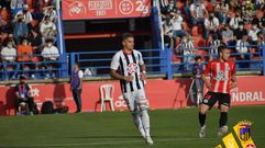 Tom�s S�nchez, de blanquinegro, en el partido entre el Badajoz y el Zamora