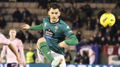 V�cto Moya, Chuca, en su etapa con el Racing de Ferrol en Segunda Divisi�n