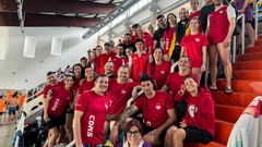 La concejala Pilar Lueiro acudi� a Santa Isabel con motivo de la reapertura de las piscinas con la competici�n de la Liga M�ster de Nataci�n