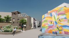 Recreaci�n de la rehabilitaci�n del Mu��o do Vento