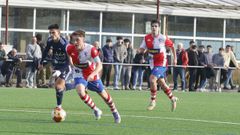 Imaxe do partido do Arousa a semana pasada, no Manuel Jim�nez fronte ao Alondras.