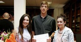 Anxo Lema recogi� el diploma de ganador del premio de ensayo subversivo del Xelm�rez I. . 