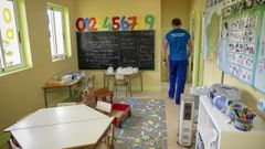 Entre otras obras, en la escuela de Comoxo est�n liberando un aula para ganar m�s espacio