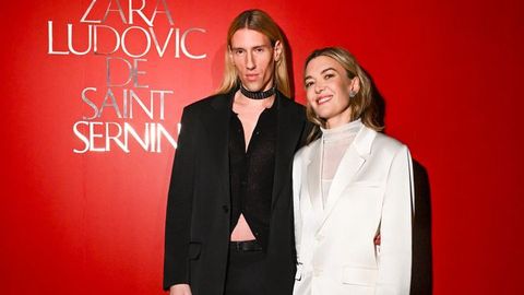 El dise�ador Ludovic de Saint Sernin y Marta Ortega
