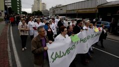Movilizaci�n por el deterioro del mercado de Caranza, en Ferrol