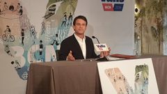 Valls anunci� su apoyo a Colau para frenar al independentismo