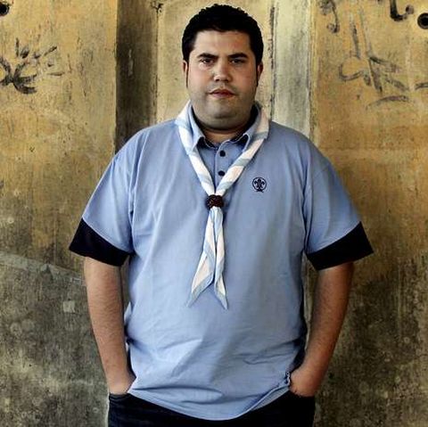 Javier Castro lleva toda la vida en el movimiento scout.