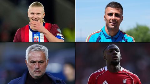 En la parte superior, Haaland y Rodri, prometidos por Riquelme; en la inferior, Mourinho y Konat�, apuestas de Florentino