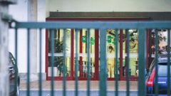 Entrada al CAMF, donde se registr� un brote con cuatro positivos entre los trabajadores