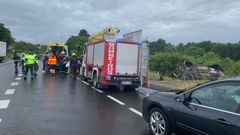 Accidente san Cibrao das Vi�as