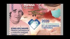 Las fotos de la exposicin sobre Elmira Lpez Mourn en Monforte