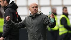 �scar Gilsanz, durante el partido