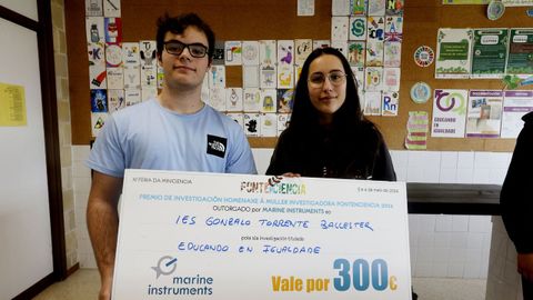 Gabriel Pe�n y Ana Loro�o, premiados por su proyecto �Educando en igualdade�