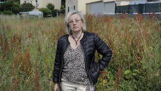 Isabel, en su parcela donde le expropiaron una parte hace ms de 15 aos.