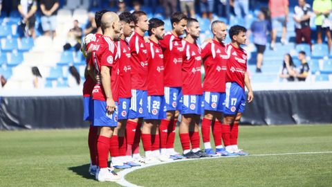 Una formaci�n de la UD Ourense en anteriores desplazamientos