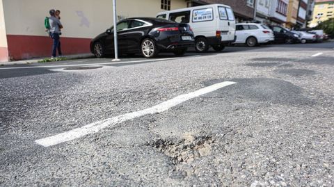 Calle Vilarrube, ahora. El aglomerado est� comenzando a abrirse de nuevo.