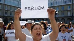 Manifestaci�n en Maria Pita