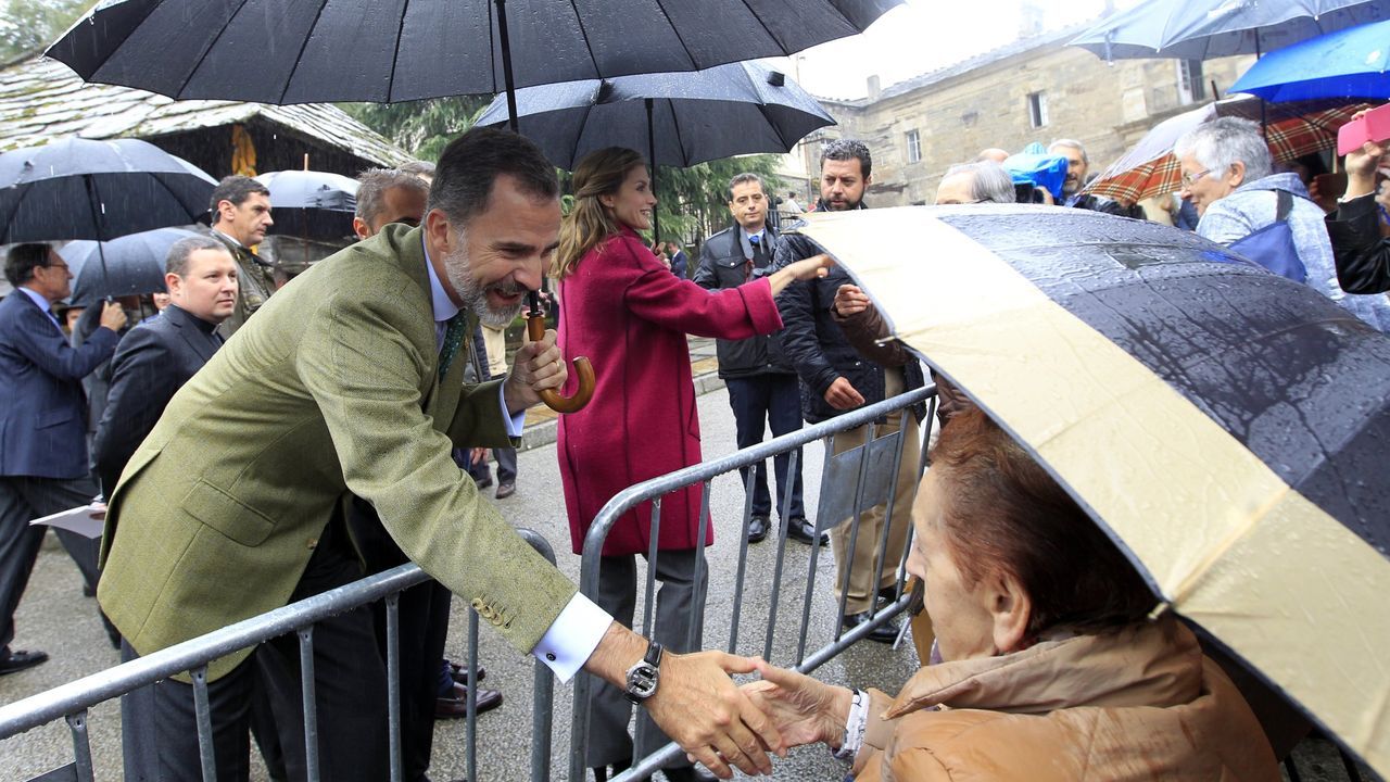 Cuando la reina Letizia estuvo en Mondoñedo y las otras visitas de los reyes a A Mariña y al Occidente asturiano