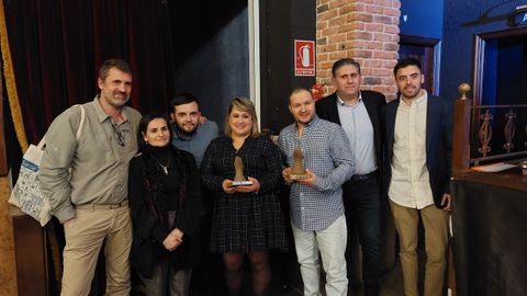 Responsables del Bar Cubano, la tapera Barullo y el hotel Alfonso IX recogen los premios de ganadores del Tapicheo 2023