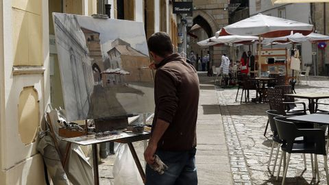 Concurso de pintura al aire libre en Noia 2021